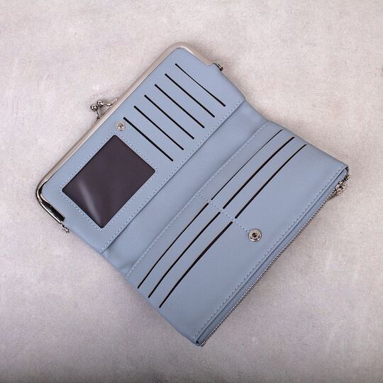 Жіночий гаманець "WEICHEN", синій П4460