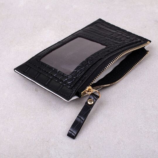 Женский кошелек, черный П4471