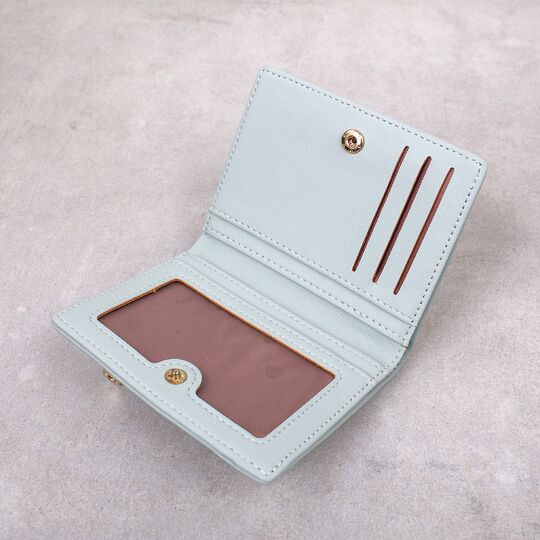 Жіночий гаманець "WEICHEN", блакитний П4477