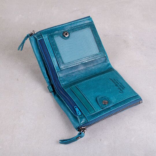 Чоловічий гаманець Contact'S, синій П0321