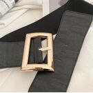 Широкий жіночий ремінь, чорний П4493