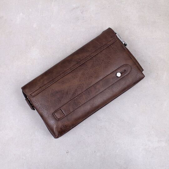 Барсетка чоловіча "JEEP BULUO", коричнева П4505