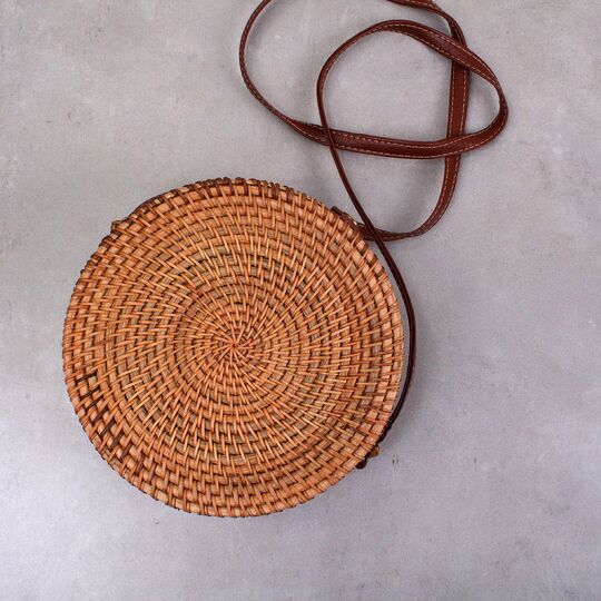 Женская сумка соломенная П4514