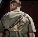 Сумка поясна, бананка, "Україна", камуфляж П4517