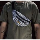 Сумка поясна, бананка, "Україна", біла вишиванка П4518