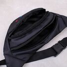 Сумка поясная, бананка "Паляниця", черная П4520