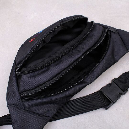 Сумка поясная, бананка "Паляниця", черная П4520