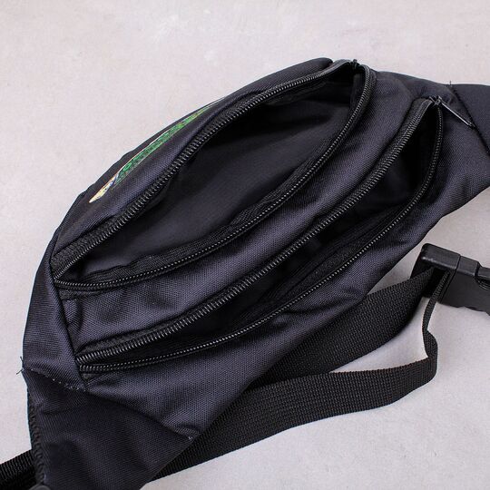 Сумка поясна, бананка, "Тракторні війська України", чорна П4523