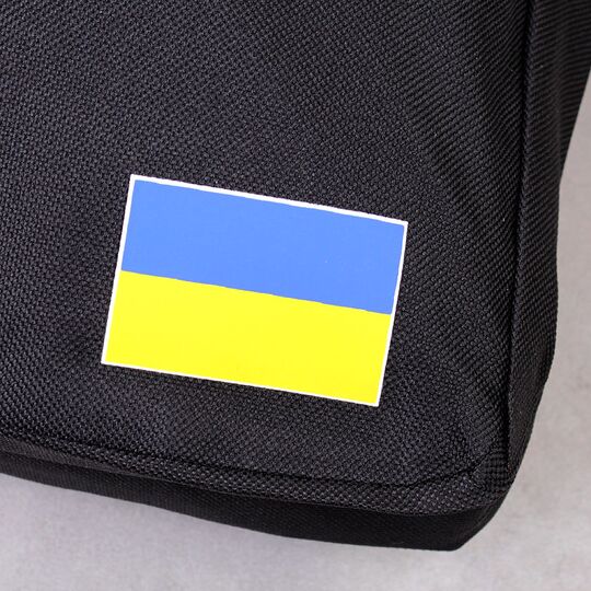 Сумка на плечо, мессенджер "Ukraine", черная П4525