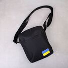 Сумка на плечо, мессенджер "Ukraine", черная П4525