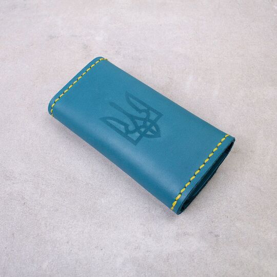 Ключниця "Русскій воєнний корабль, іді… !", синя П4526