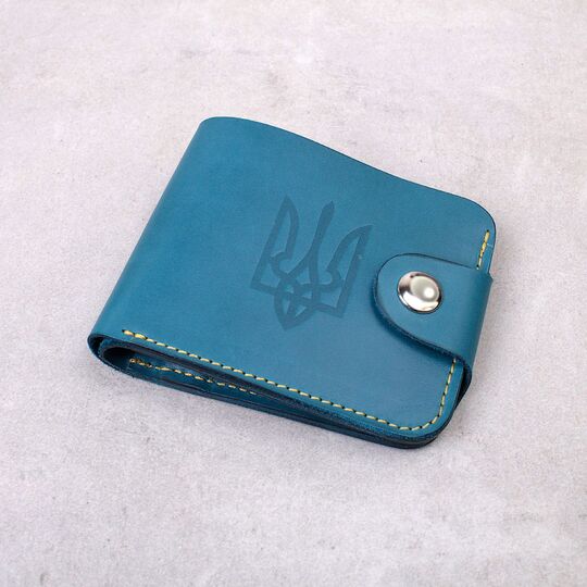 Гаманець "Герб України", синій П4527