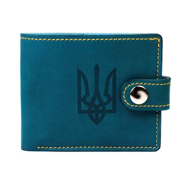 Кошелек "Герб Украины", синий П4528