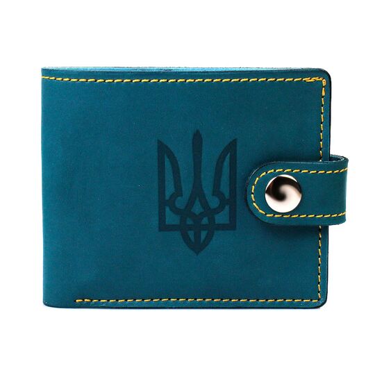 Кошелек "Герб Украины", синий П4528