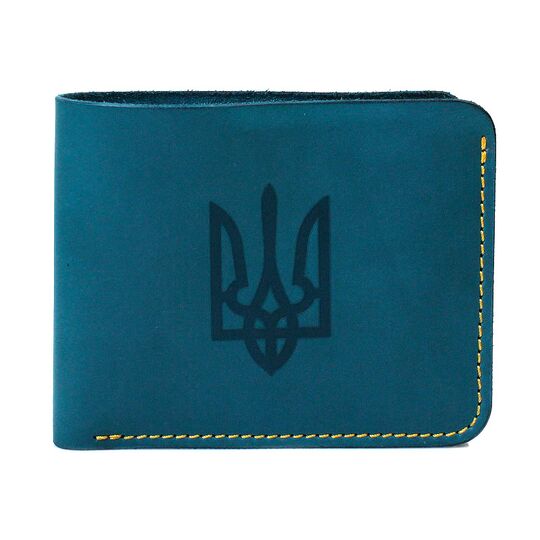 Кошелек "Герб Украины", синий П4529