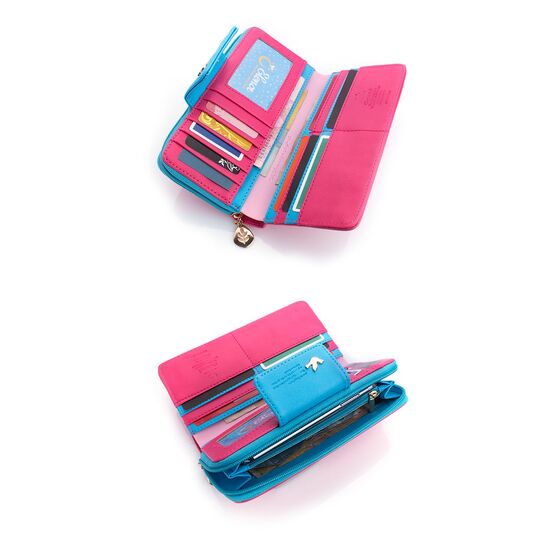 Жіночий гаманець, синій П0326