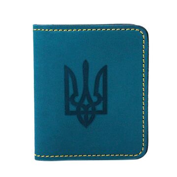 Обложка для паспорта, ID карты, удостоверение водителя "Герб Украины", П4533