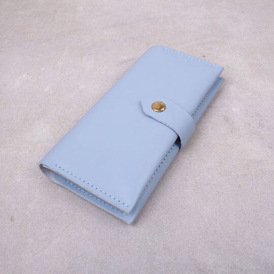 Женский кошелек "Ukraine", голубой П4540