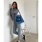 Жіноча сумка шопер, джинсова П4545