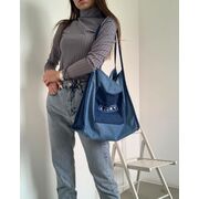 Жіноча сумка шопер, джинсова П4545