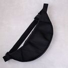 Сумка поясна, бананка, "Доброго вечора, ми з України", чорна П4553