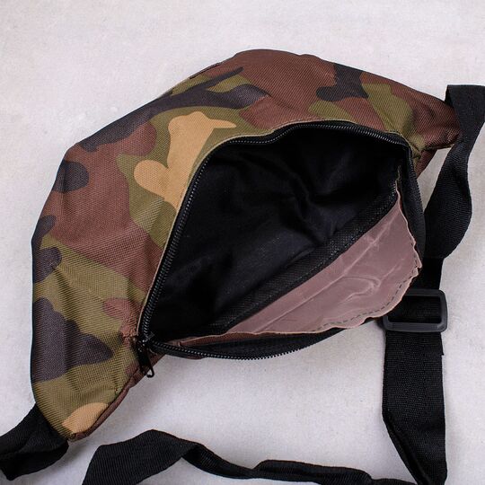 Сумка поясна, бананка, камуфляж П4556