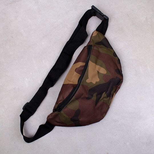 Сумка поясна, бананка, камуфляж П4556