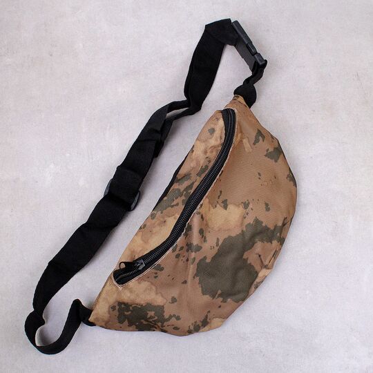 Сумка поясна, бананка, камуфляж П4557