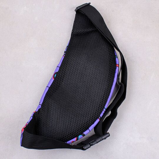 Сумка поясна, бананка, "Тік ток", фіолетова П4560