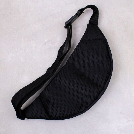 Сумка поясна, бананка, "Доброго вечора, ми з України", чорна П4563