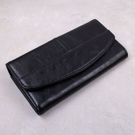 Жіночий гаманець, чорний П4565