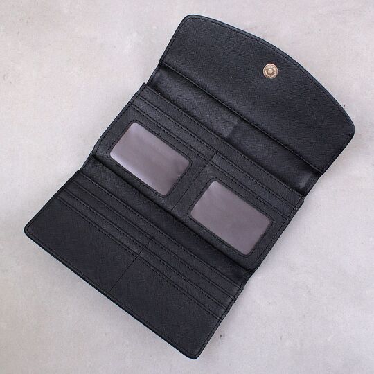 Жіночий гаманець, чорний П4565