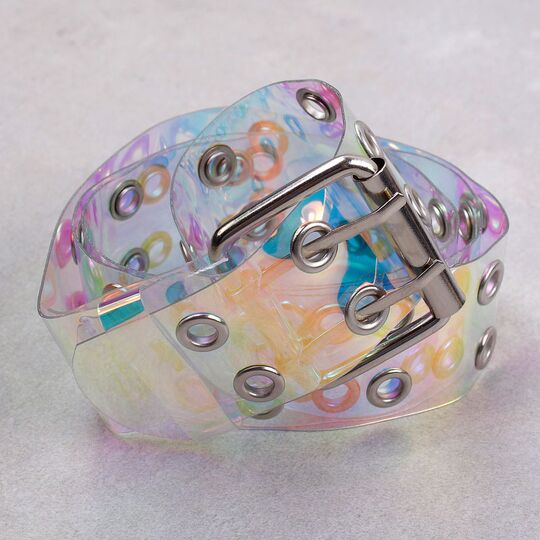 Женский ремень, прозрачный П4567