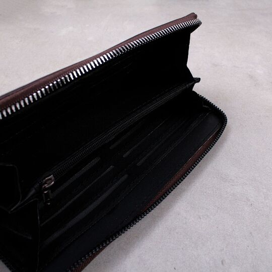 Чоловічий гаманець, барсетка, коричневий П4569