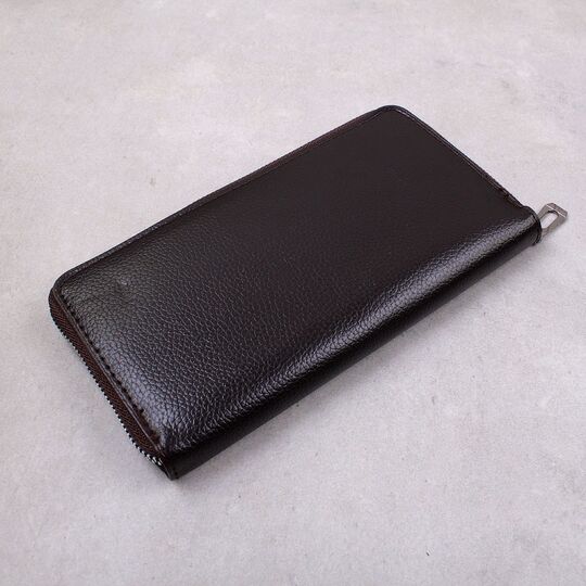 Чоловічий гаманець, барсетка, коричневий П4569