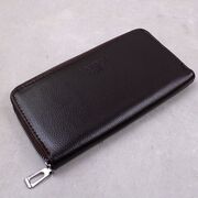 Чоловічий гаманець, барсетка, коричневий П4569