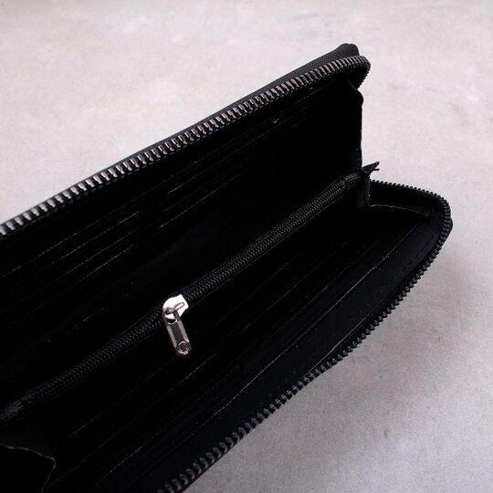 Мужской кошелек, барсетка, черный П4570