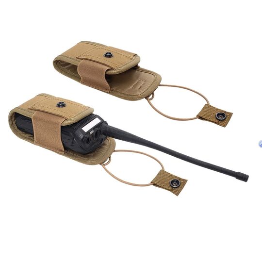 Сумка поясная армейская для рации, хаки П4577