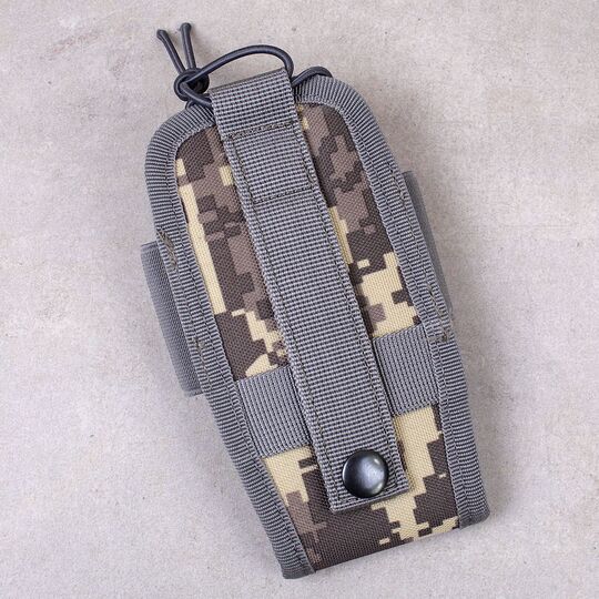 Сумка поясная армейская для рации, камуфляж П4578