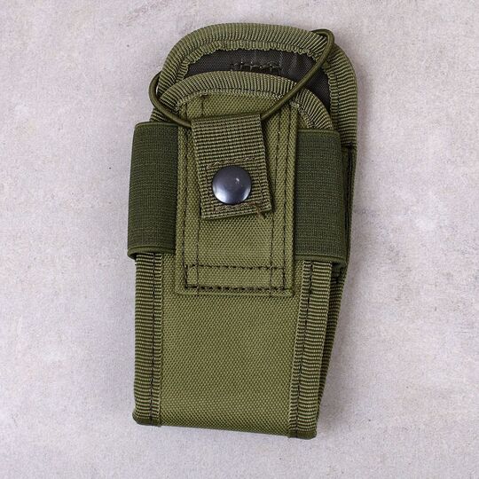 Сумка поясна армійська для рації, зелена П4579