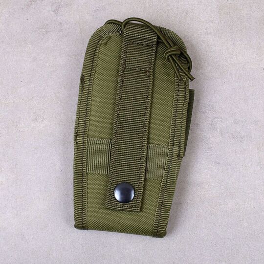 Сумка поясна армійська для рації, зелена П4579