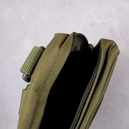 Сумка поясная армейская , зеленая П4583