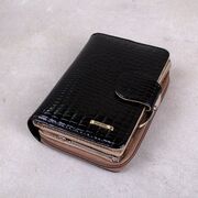 Жіночий гаманець, чорний П0332
