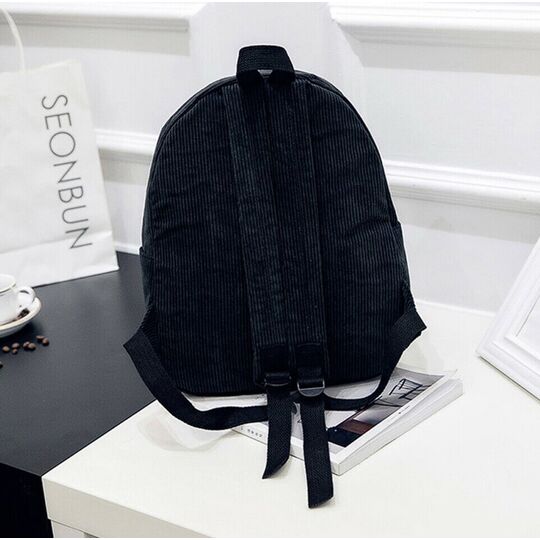 Жіночий рюкзак вельветовий, синій П4593