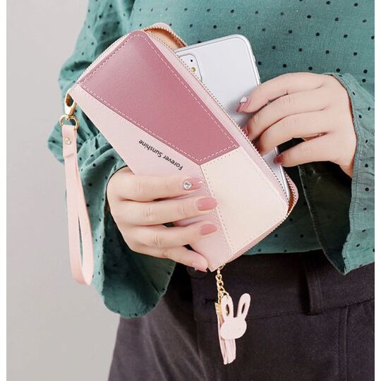 Жіночий гаманець, рожевий, П4597