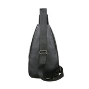 Мужская сумка слинг, черная П4598