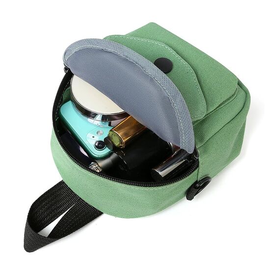 Жіноча міні сумка, зелена П4602