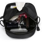 Жіноча міні сумка, чорна П4603