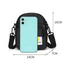 Жіноча міні сумка, чорна П4603