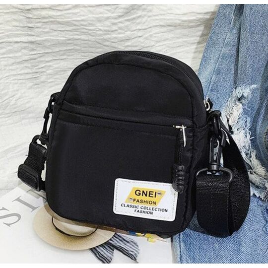 Жіноча міні сумка, чорна П4603